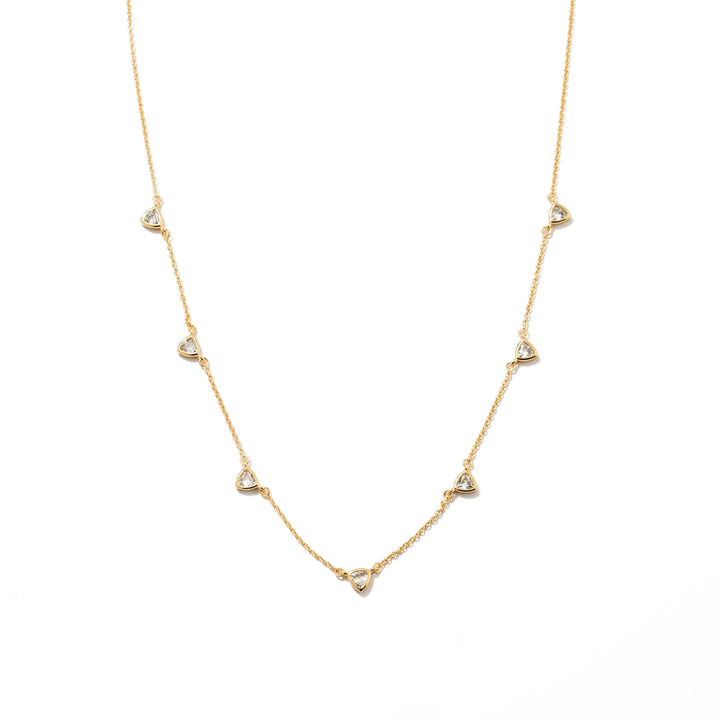 Stud Drop Necklace