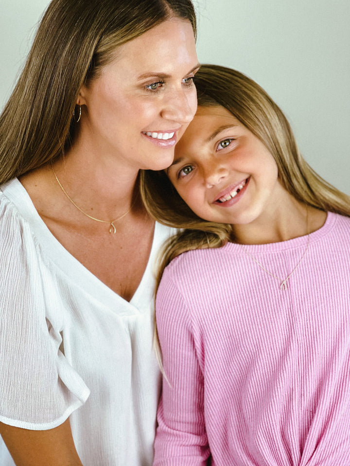 Wishbone Pair Necklaces