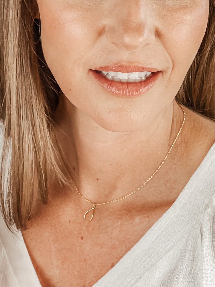 Wishbone Pair Necklaces
