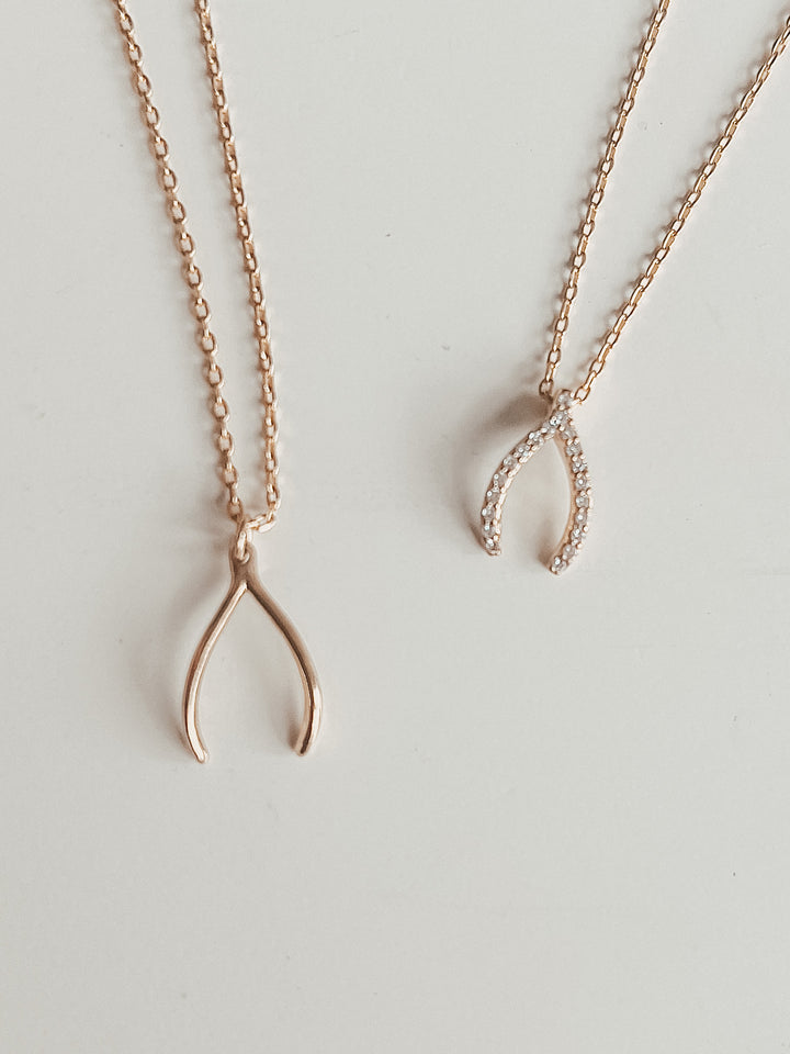 Wishbone Pair Necklaces