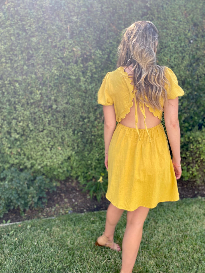 Sunshine Tie-Back Dress