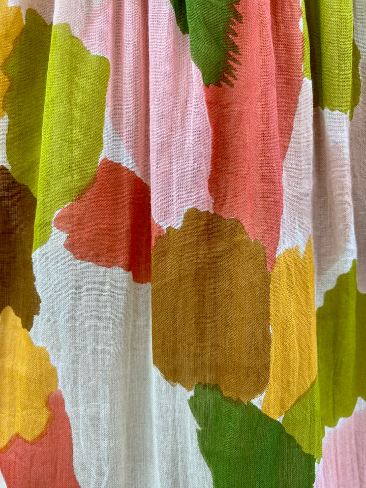 Multi Color Cotton Shift Dress