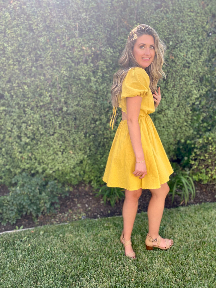 Sunshine Tie-Back Dress