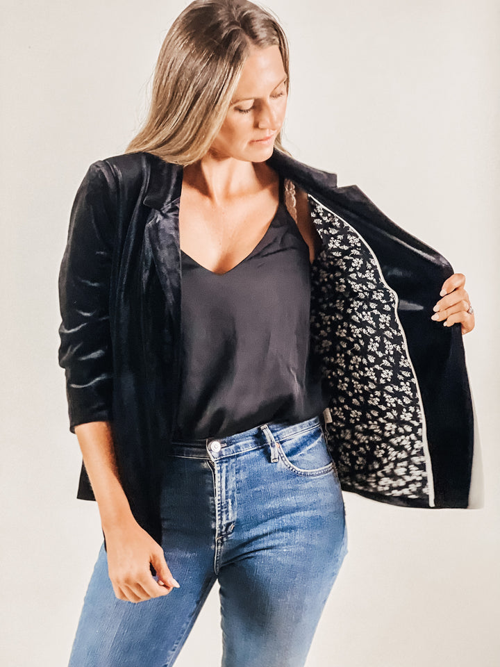 Velvet Blazer