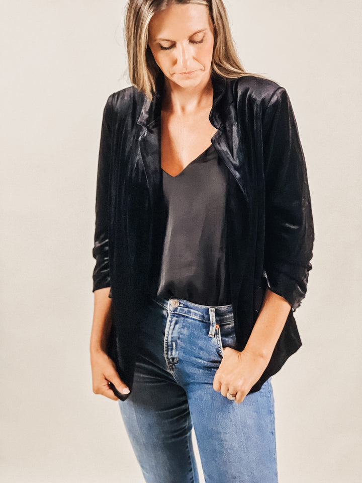 Velvet Blazer