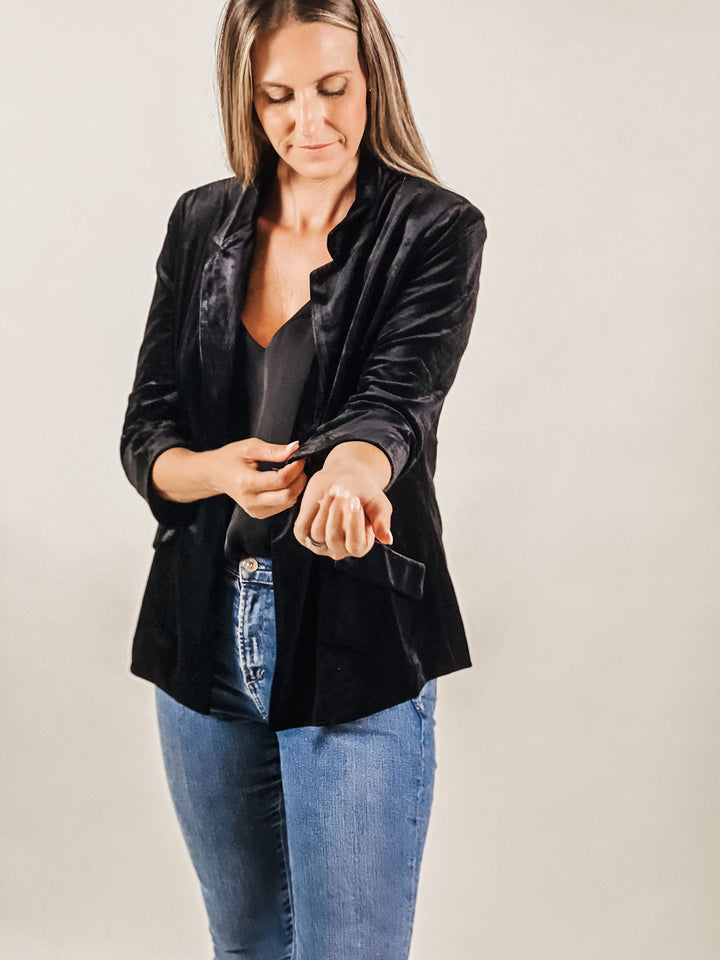 Velvet Blazer