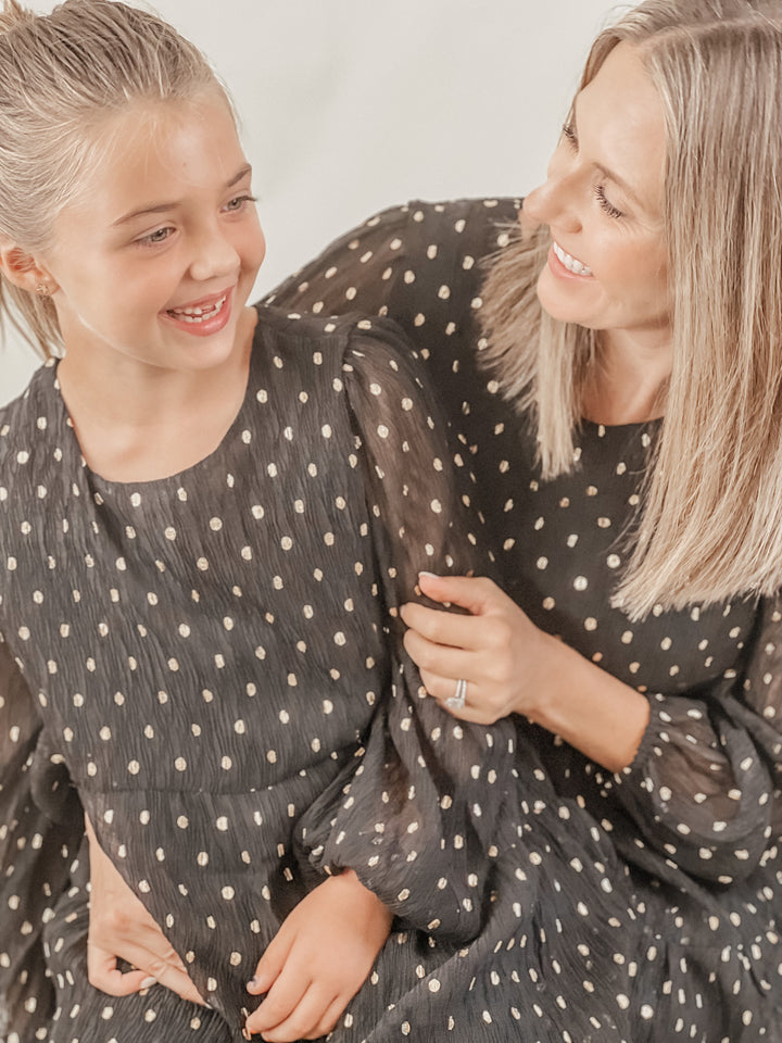 Gold Dot Tunic - Girls