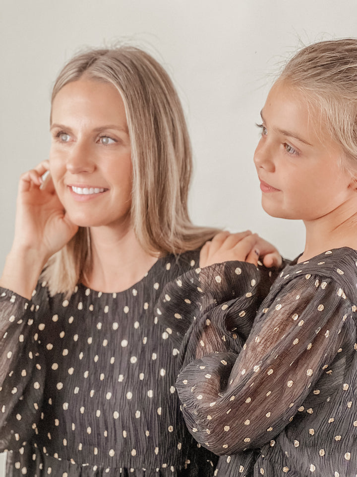 Gold Dot Tunic - Girls