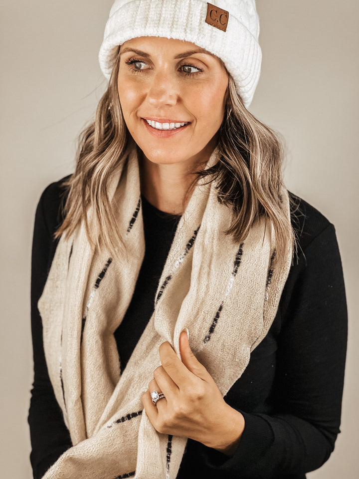 Winston Line Wrap Scarf