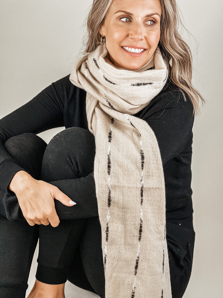 Winston Line Wrap Scarf