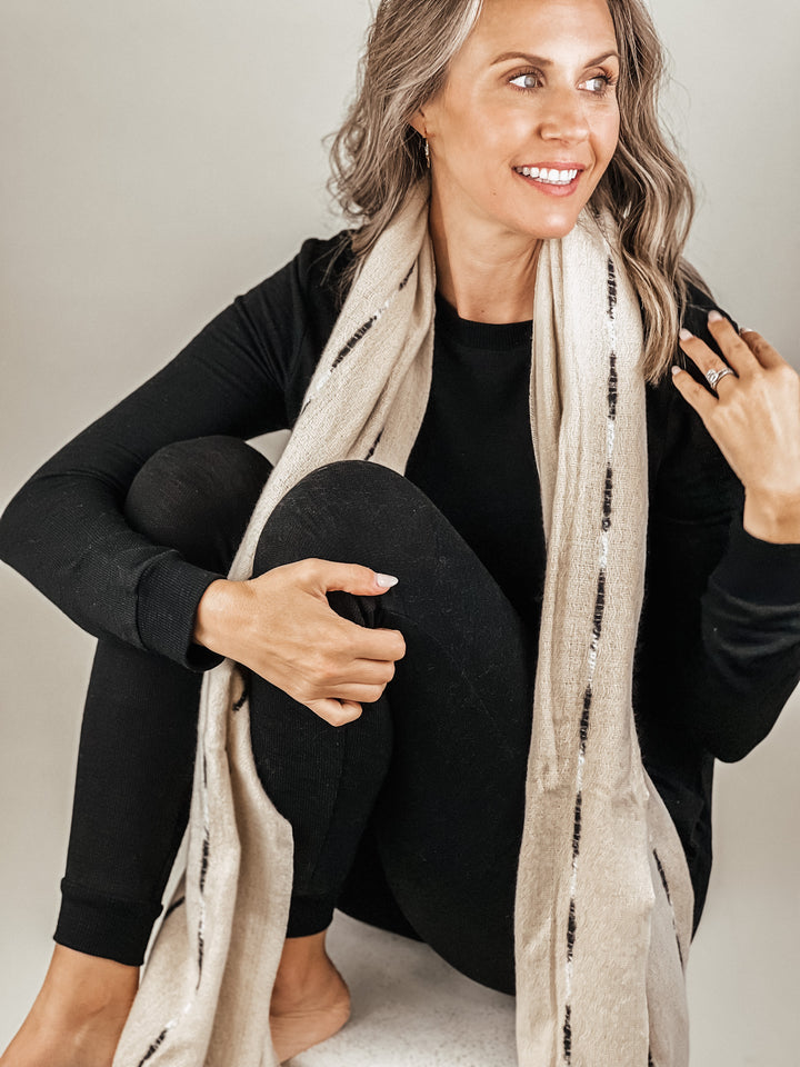 Winston Line Wrap Scarf