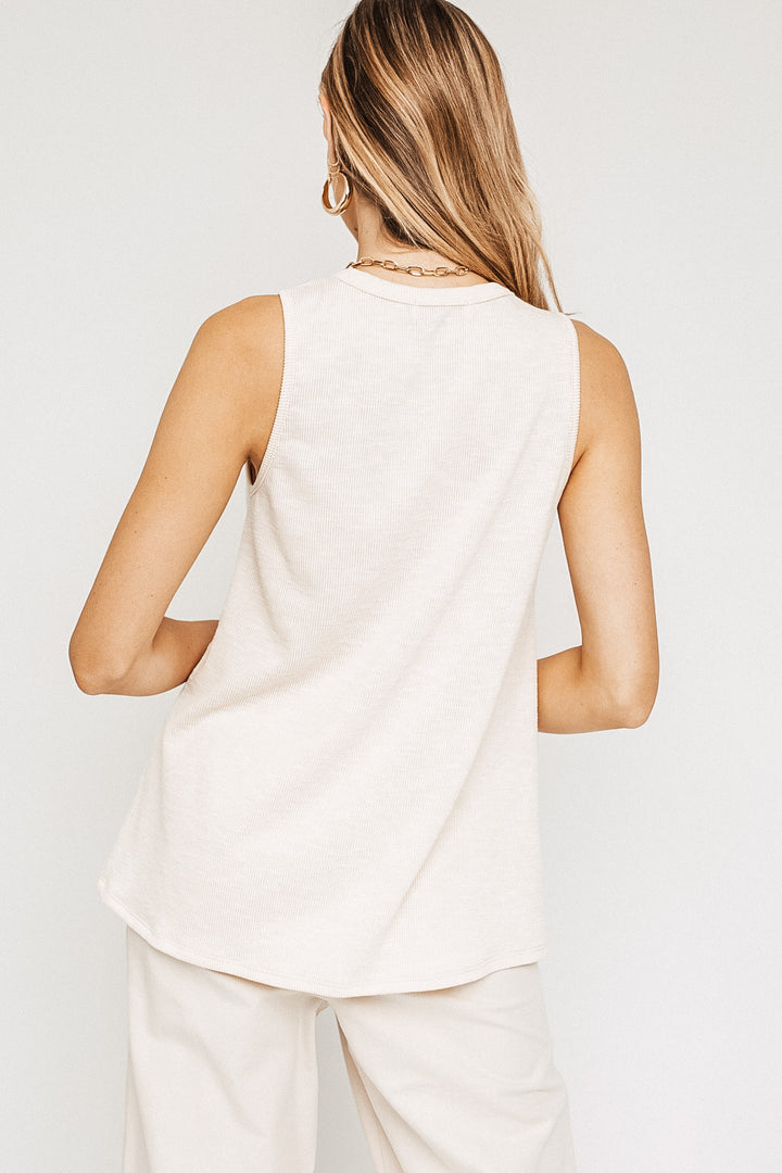 Sleeveless Ruched Tank