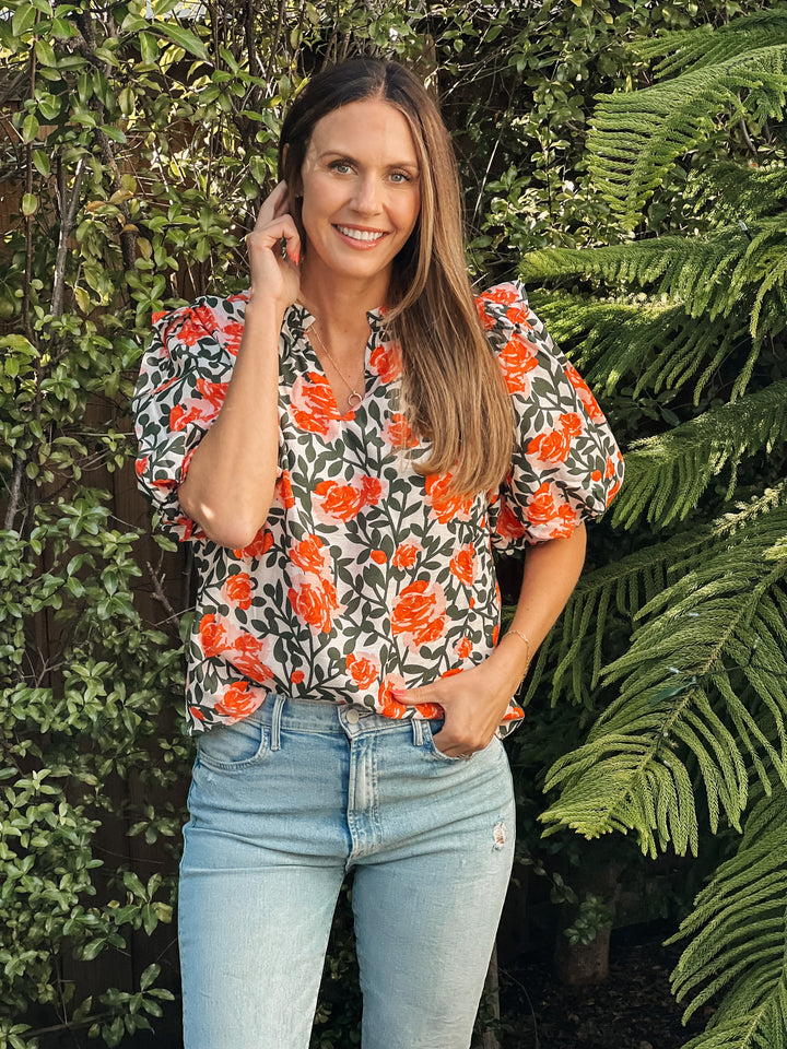 Vintage Rose Blouse