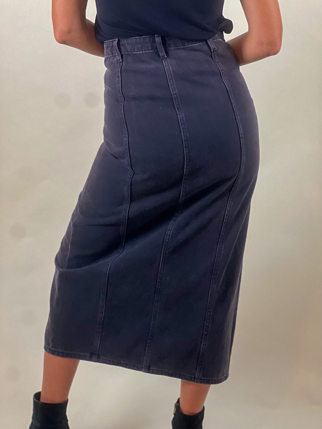 Baxter jean skirt