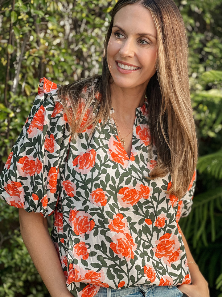 Vintage Rose Blouse