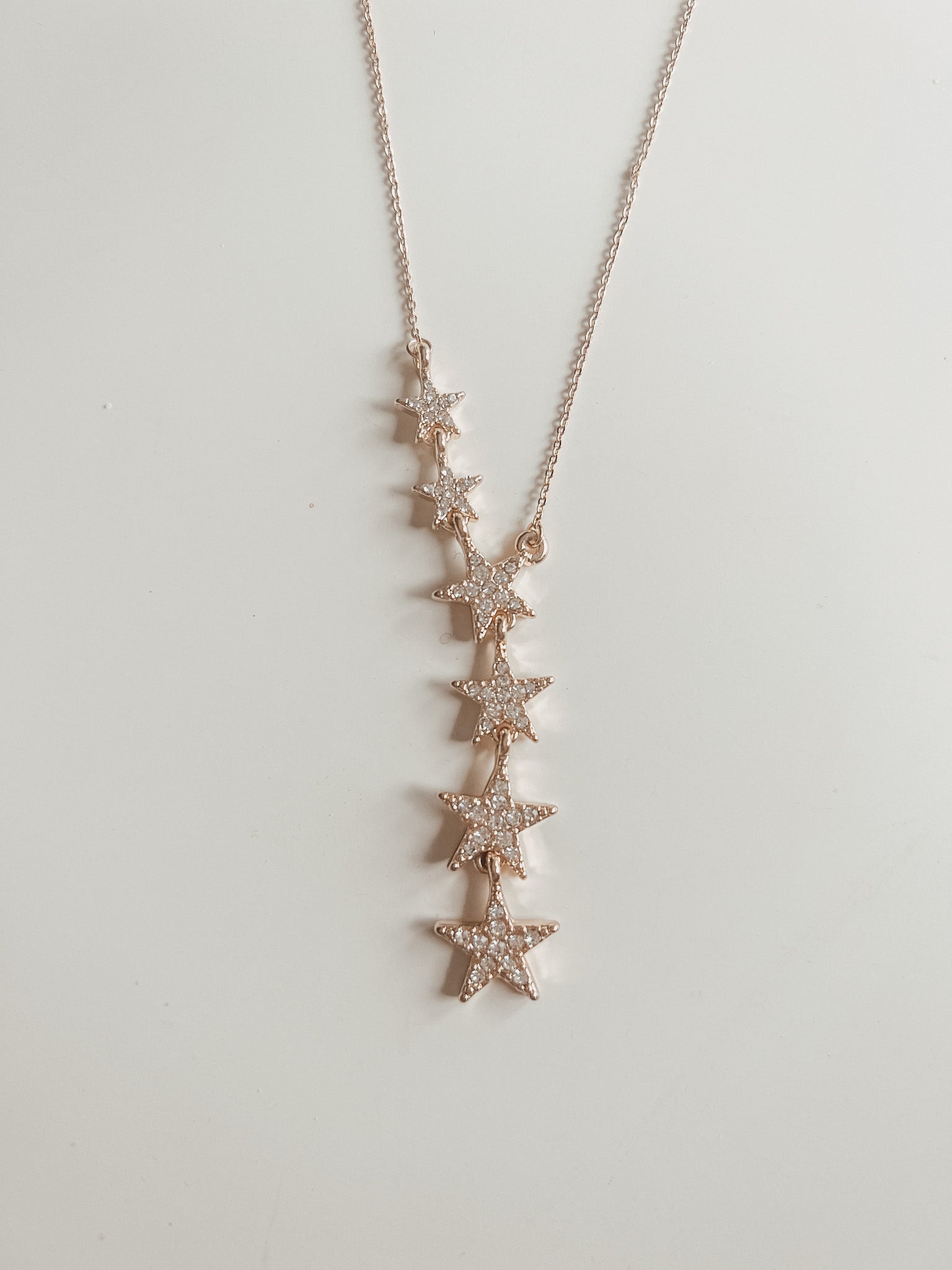 Falling clearance star necklace