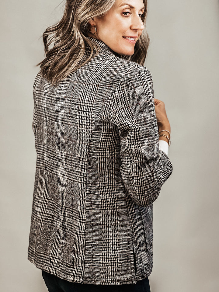 Court Plaid Blazer